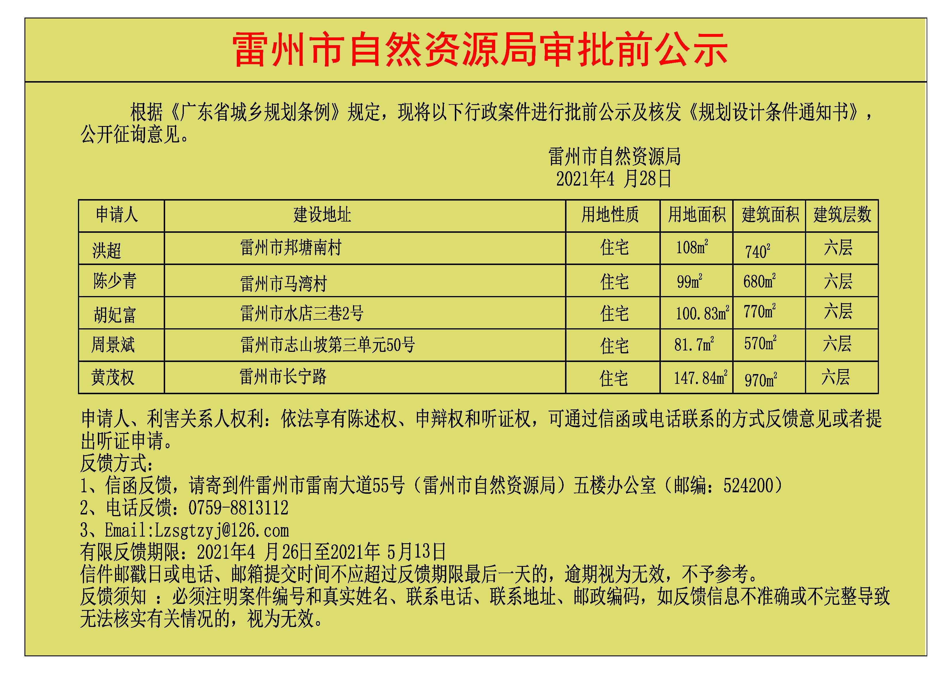 關于洪超.陳少青.胡妃富.周景斌.黃茂權批前公示及核發(fā)《規(guī)劃設計條件通知書》.jpg