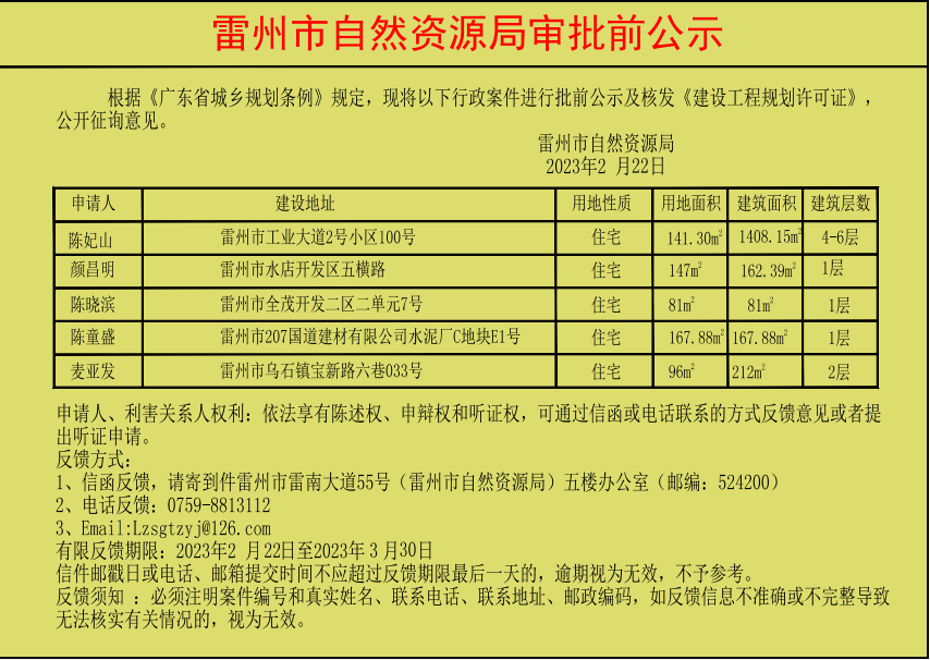 雷州市自然資源局審批前公示（麥亞發(fā)陳童盛等五人）.jpg