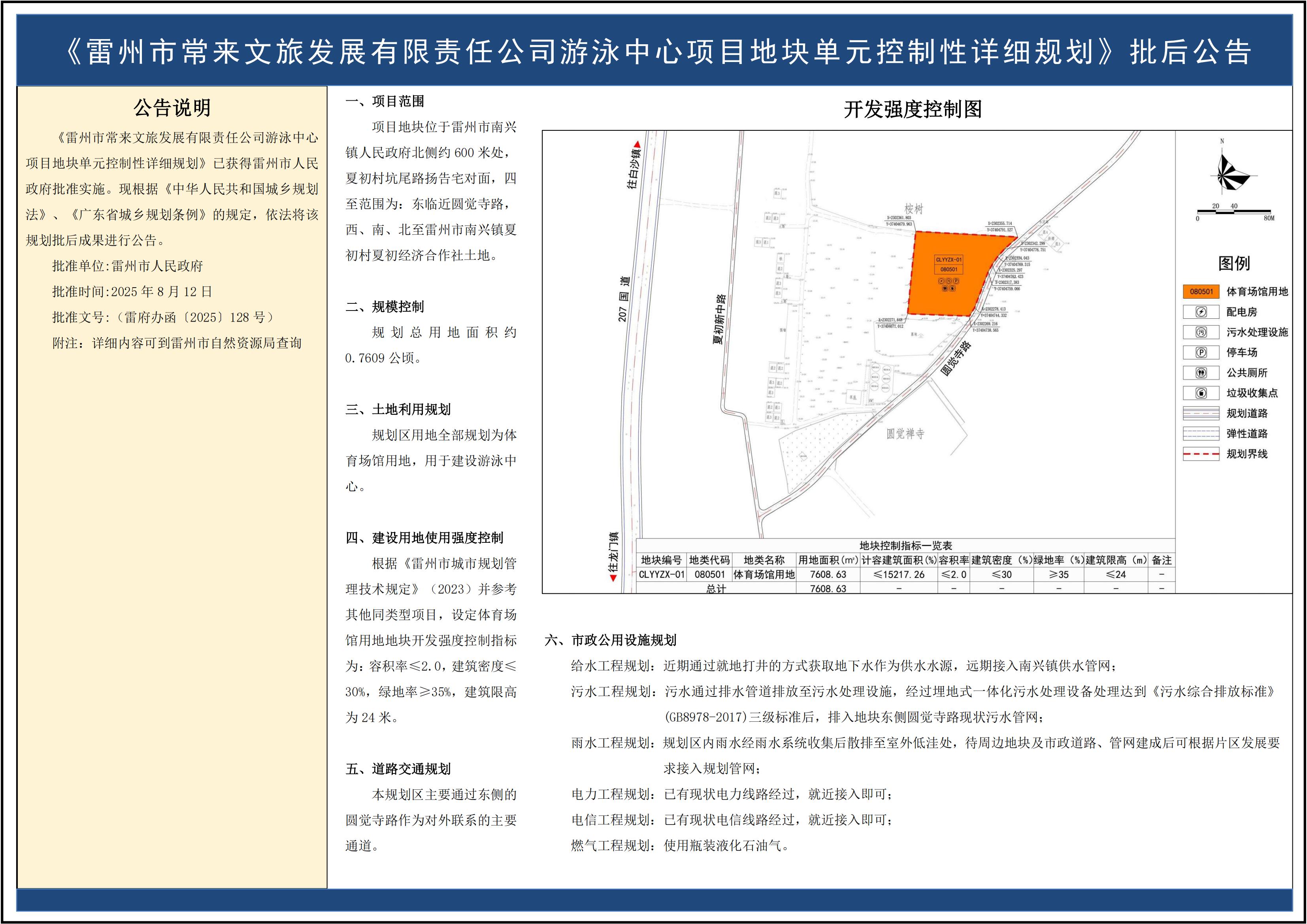《雷州市常來文旅發(fā)展有限責(zé)任公司游泳中心項(xiàng)目地塊單元控制性詳細(xì)規(guī)劃》批后公告.jpg
