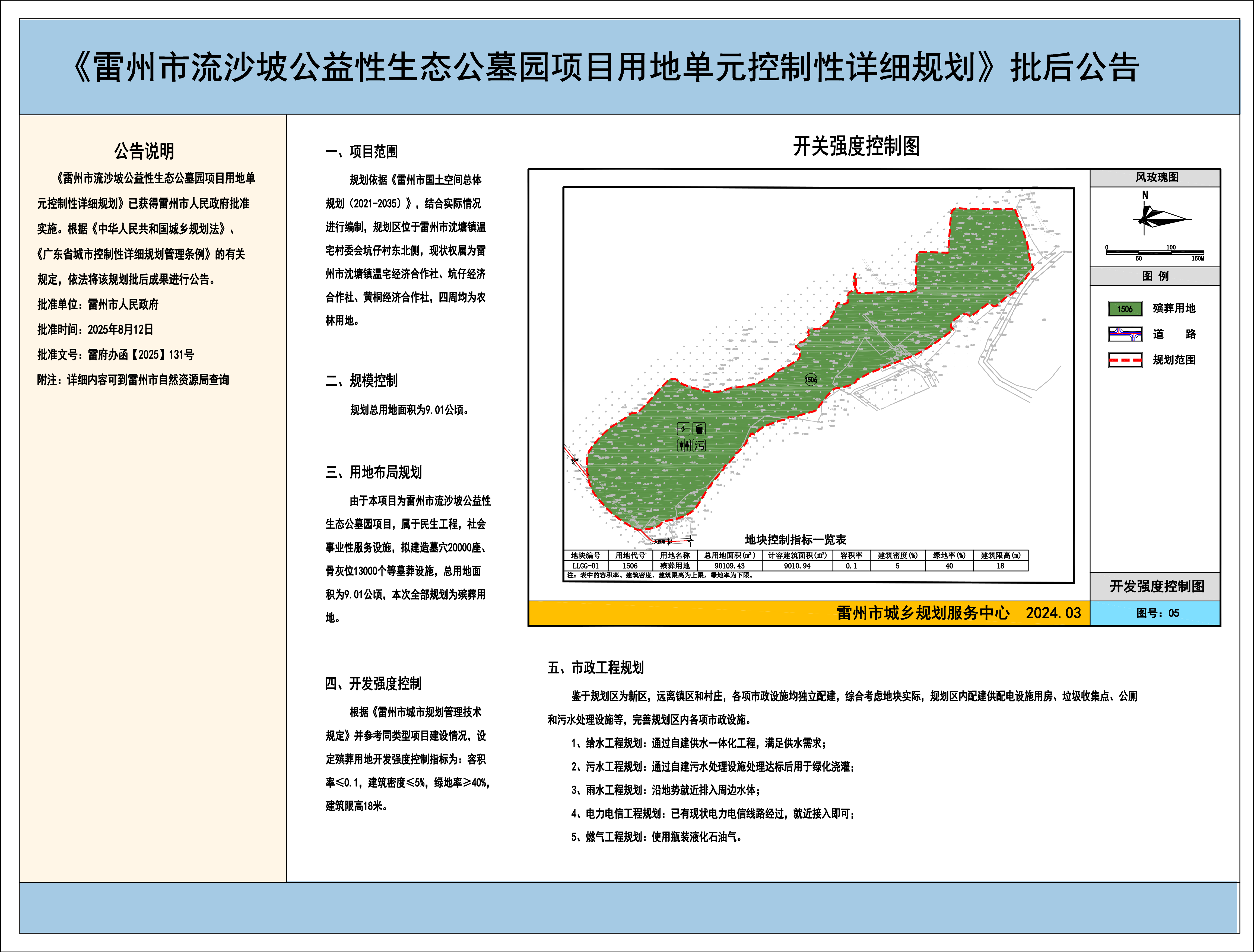 雷州市流沙坡公益性生態(tài)公墓地項目用地單元控制性詳細規(guī)劃.png